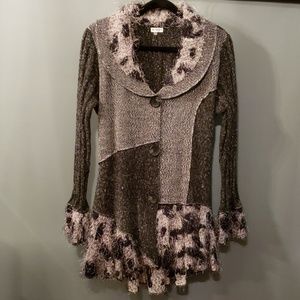 Animal print sweater